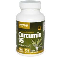 Jarrow Curcumin 95, 500mg: Viên uống giảm đau dạ dày và hỗ trợ điều trị viêm gan, ung thư, 120 viên