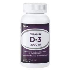 GNC Vitamin D3 2000 IU 180 viên