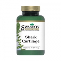 Swanson Shark Cartilage, Thuoc bổ sung canxi và phospho tự nhiên – chiết xuất từ Vi sụn cá mập tự nhiên, 750mg 250 viên