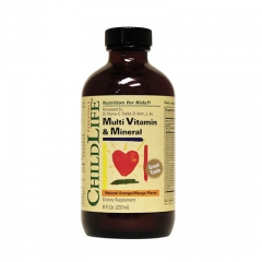 Childlife Multi Vitamin Mineral Orange Mango Flavor - Bổ Sung Vitamin và Khoáng Chất Thiếu Yếu Cho Bé, 237 ml