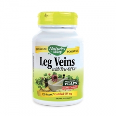 Hỗ trợ điều trị suy giãn tĩnh mạch chân, chuột rút về đêm Legs Veins 435 mg 120 viên