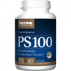 Jarrow Formulas Ps-100 Phosphatidylserine 60 viên: thuốc bổ não tăng cường trí nhớ, sự tập trung, chống stress hiệu quả.