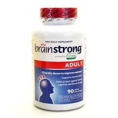 BrainStrong Adult DHA: Thuoc giúp tăng cường trí nhớ cho người lớn,  300 mg 90 viên