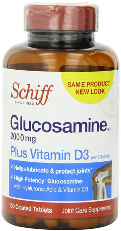 Schiff Glucosamine 2500 mg Plus Vitamin D3 đẩy lùi đau nhức xương khớp