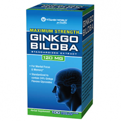 Ginkgo Biloba thuoc bổ não, tăng cường trí nhớ, hỗ trợ máu lưu thông lên não và đến tứ chi, 200 viên, 120mg