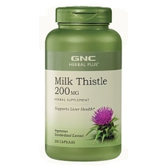 GNC Milk Thistle 200 mg – Viên uống giải độc gan, hỗ trợ chức năng gan, 200 viên
