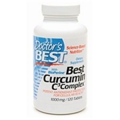 Doctor's Best Curcumin C3 Complex 1000 mg with BioPerine 5 mg, chiết xuất tinh nghệ và tiêu đen 120 viên