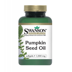 viên uống tinh chất hạt bí ngô hỗ trợ tuyến tiền liệt - Swanson Pumpkin Seed Oil, 100 viên
