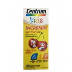 Centrum Kids Incremin Iron Mixture 200ml: Siro bổ dưỡng giúp bé ăn ngon và tăng hệ miễn dịch