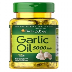 TPCN hỗ trợ tim mạch, hệ tiêu hóa tinh chất tỏi Puritan's Pride Garlic Oil 5000 mg hộp 100 viên