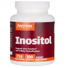 Viên uống bổ gan Jarrow Formulas Inositol Capsules 100 viên/ hộp: Giải độc, hỗ trợ chức năng gan