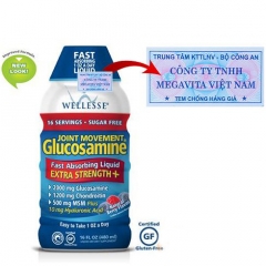 Wellesse Joint Movement Glucosamine - Nước uống giúp xương khớp chắc khỏe, bảo vệ sụn hiệu quả, 480ml