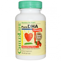 ChildLife Pure DHA 250 mg, 90 viên - Viên Bổ Sung DHA Tinh Khiết Dành Cho Bé Từ 6 Tháng Tuổi