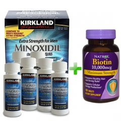 Dung dịch mọc tóc và mọc râu Minoxidil 5% Kirkland của Mỹ