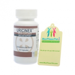 Uricinex Normal Uric Acid - Ngăn Ngừa & Điều Trị Bệnh Gout, 60 viên