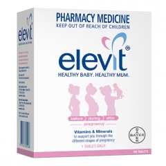 Bayer Elevit, Thuoc tổng hợp vitamin và khoáng chất cho phụ nữ mang thai, 100 viên.