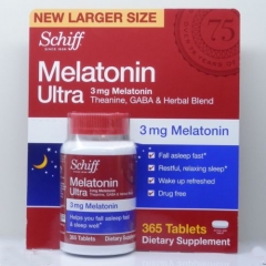 Viên uống hỗ trợ điều trị mất ngủ Schiff Melatonin Ultra 3mg 365 viên