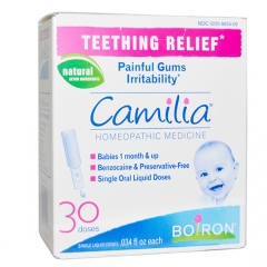 Boiron Camilia Teething Relief giảm đau, hỗ trợ quá trình mọc răng của bé, 30 ống