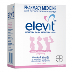 Bayer Elevit - Viên uống bổ sung vitamin và khoáng chất cho phụ nữ mang thai, 100 viên.