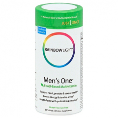 Viên uống bổ sung vitamin và khoáng chất dành riêng cho nam giới Rainbow Light Mens One Multivitamin của Mỹ hộp 50 viên