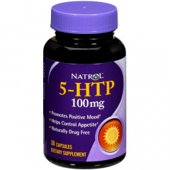 Viên uống Natrol 5-HTP 100mg cải thiện tâm trạng, kích thích ăn ngủ tốt, kiểm soát cân nặng hộp 30 viên