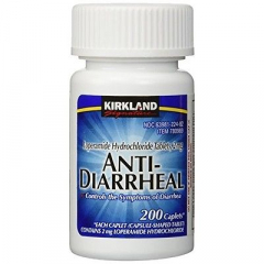 Kirkland Signature Anti-Diarrheal Loperamide Hydrochloride: Viên hỗ trợ điều trị bệnh tiêu chảy