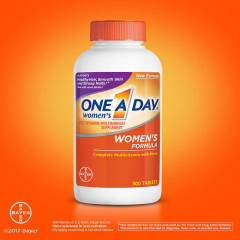 One a Day Multivitamin Women's Formula, 300 viên cung cấp dinh dưỡng đa sinh tố thiết yếu cho cơ thể