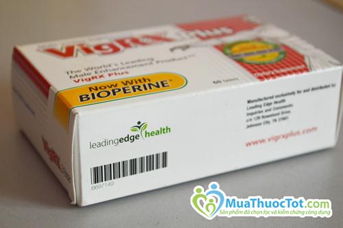 Thuốc tăng cường kích thước dương vật Vigrx Plus, thành phần 100% tự nhiên, hoàn toàn tuyệt đối cho người sử dụng