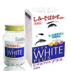 Kokando Vita White Plus C.E.B2 240 viên, Nhật Bản: Viên uống làm mờ vết thâm nám, đốm nâu, tàn nhang và trắng da từ bên trong