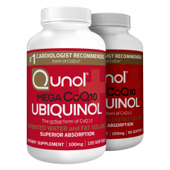 Qunol™ Mega CoQ10 100mg, 120 viên, Mỹ – Viên uống hỗ trợ, chăm sóc tim mạch hiệu quả
