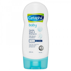 Cetaphil Baby Gentle Wash & Shampoo, 230ml - Đức: Sữa tắm gội toàn thân cho bé
